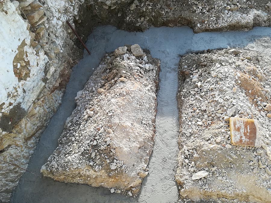 beton udgravning fundamenet
